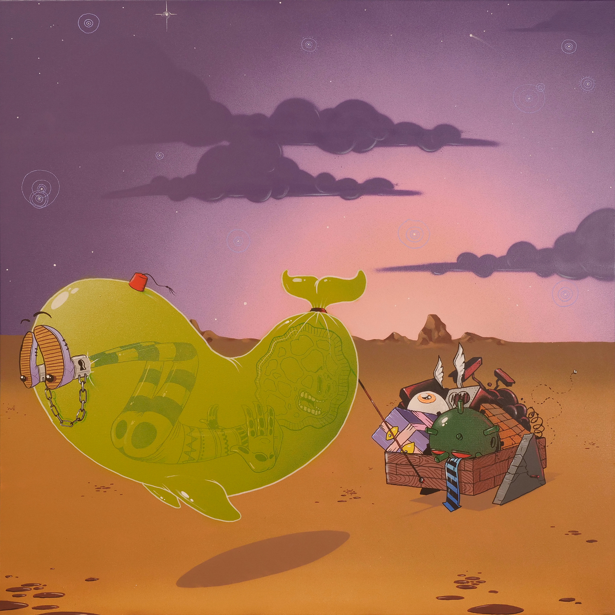 Untitled (Green Sausage)